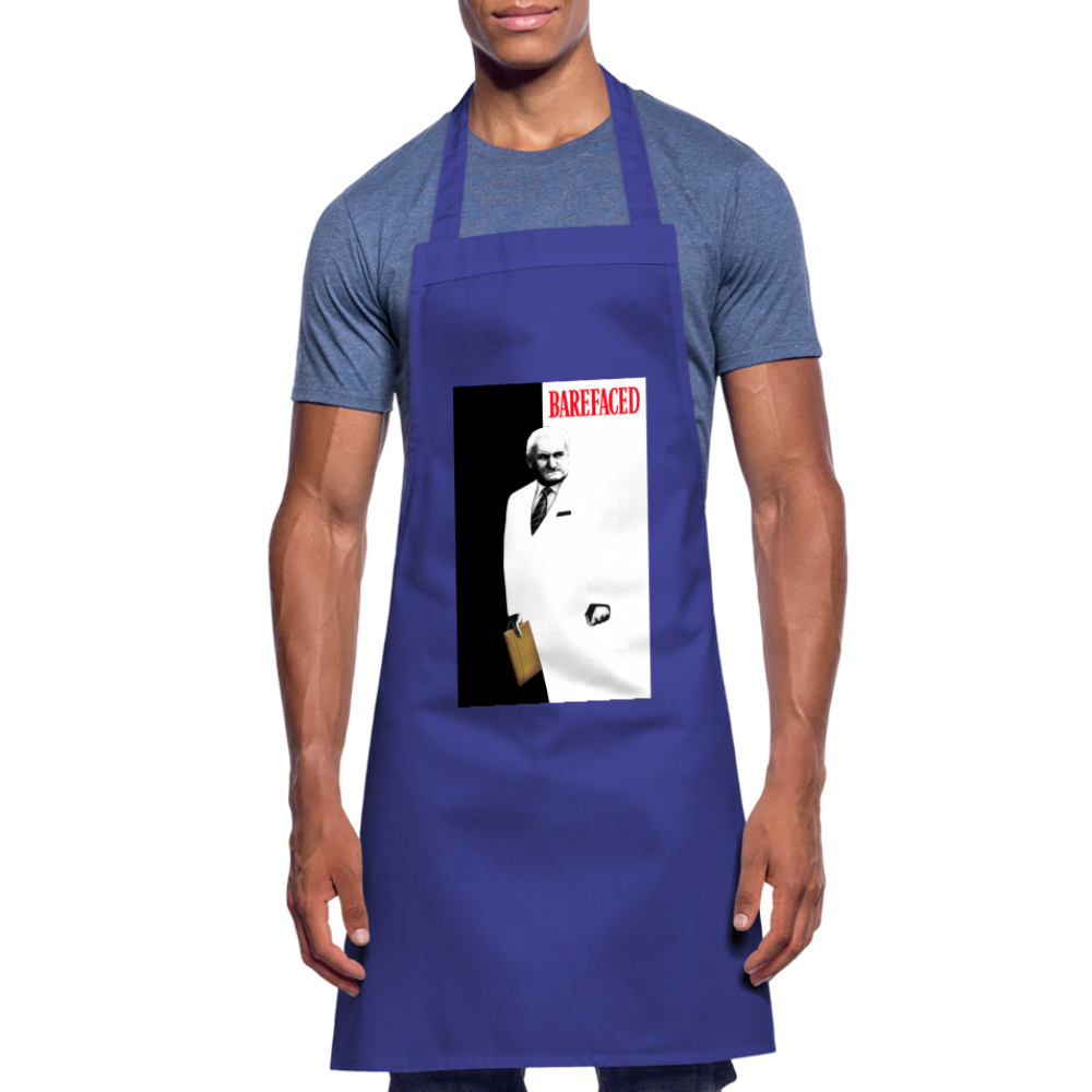Barefaced - WWN Cooking Apron - royal blue